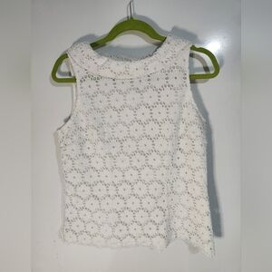 Talbots Embroidery Lace Top, Size 6